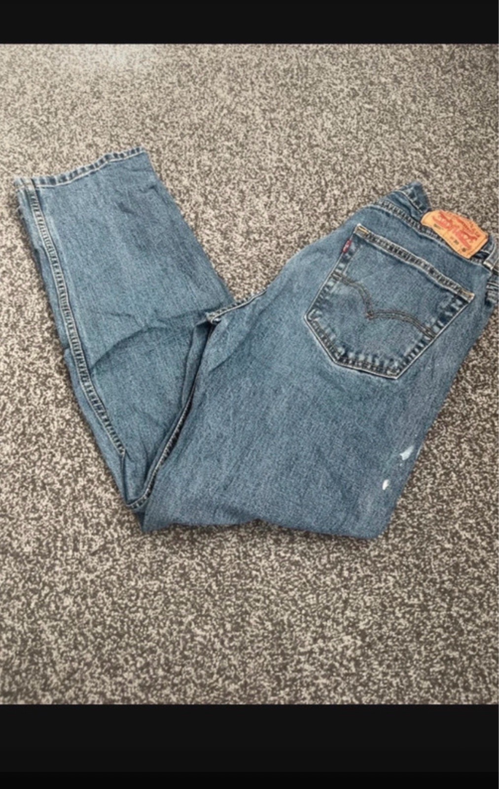 Levi's Strauss & Co Men's 505 Straight Blue Denim Jeans W30 L30
