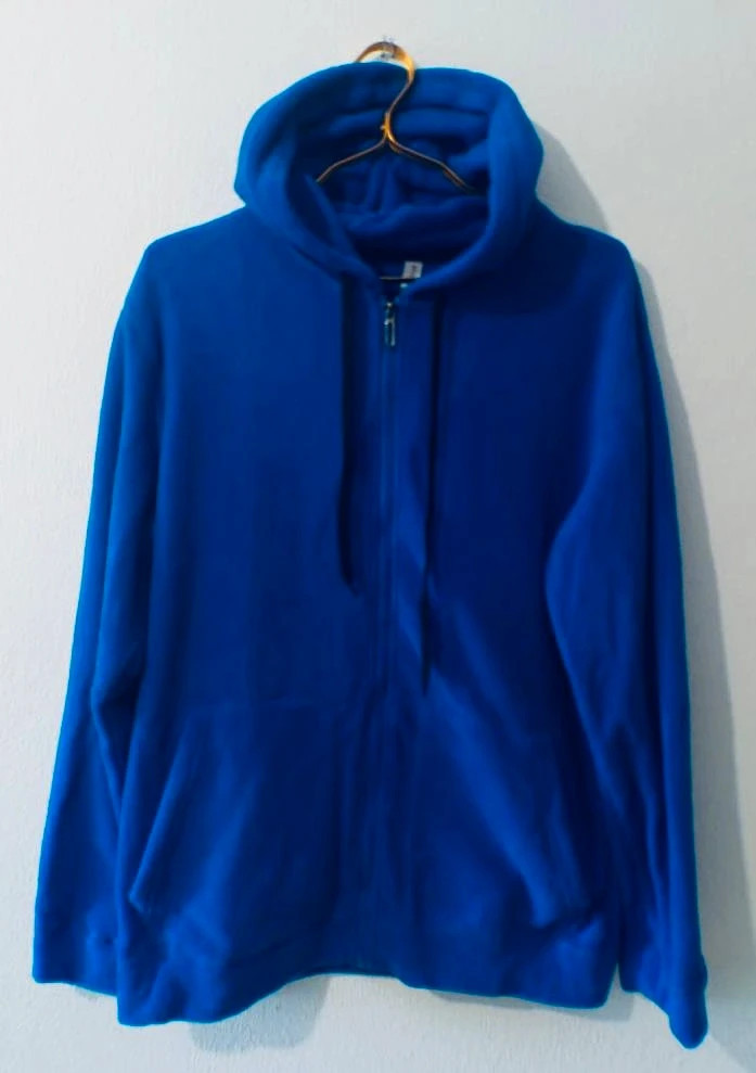 Bnwt Men's Blue Warm S Hoodie All seasons Autumn Elastane