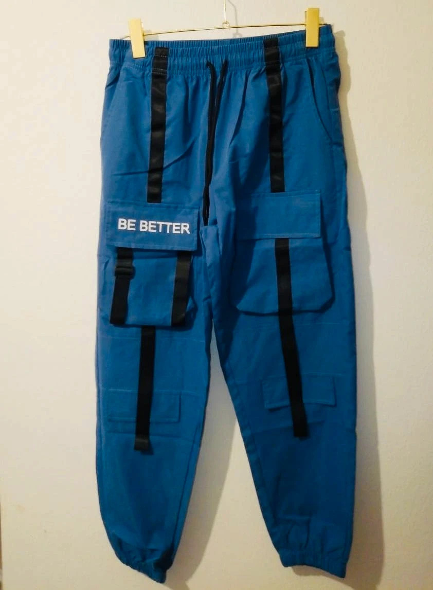 Bnwt Blue Joggers M Comfortable