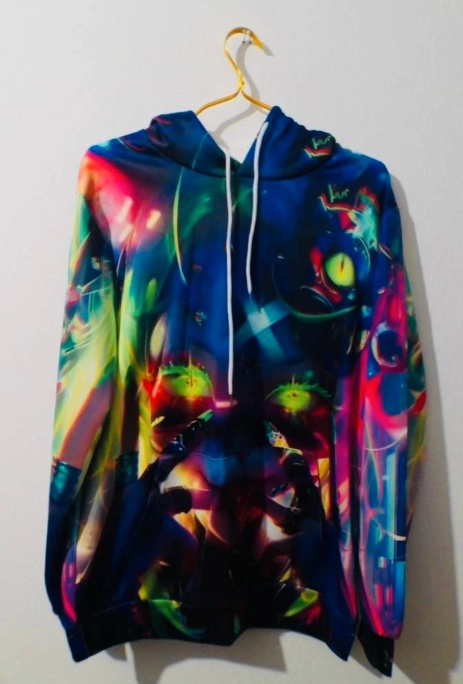 Bnwot Unisex S hoodie Colorful Autumn Summer Elastane