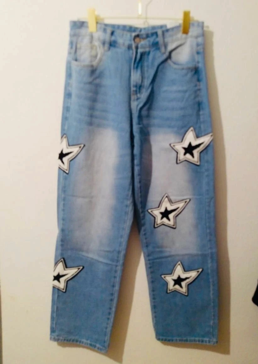 Bnwot Men's Jeans with stars XS