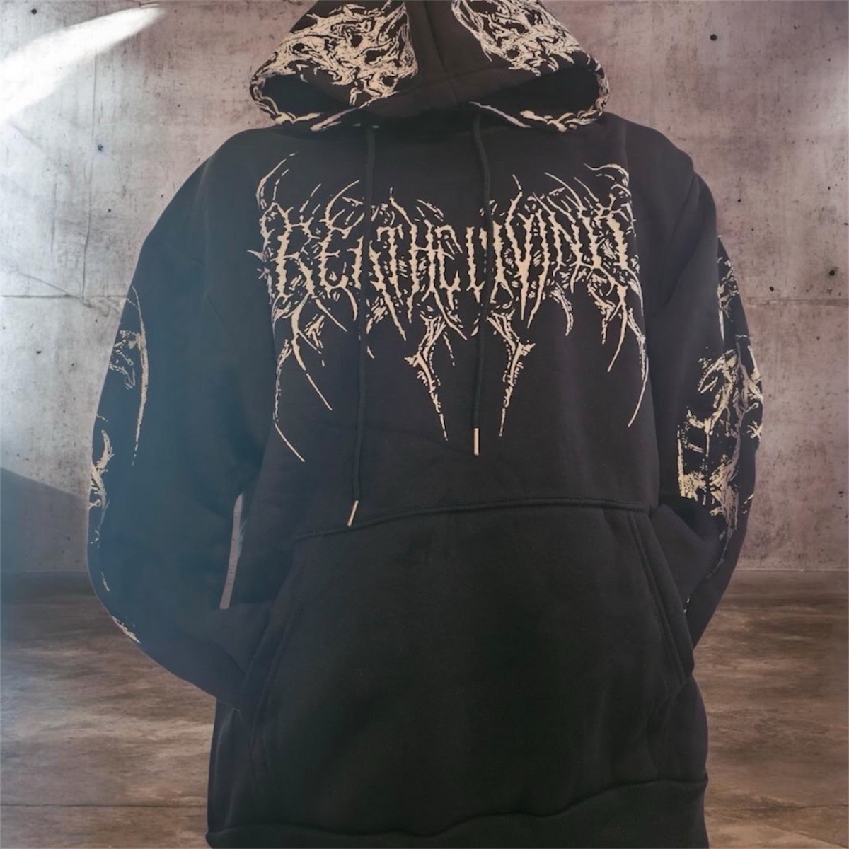 Black Hoodie No zipper XXL