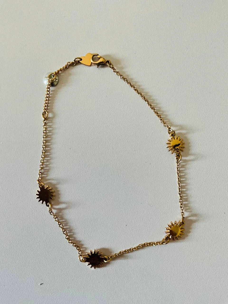 Very Good Vintage Women's Jewelery Gold Sun Bracelet