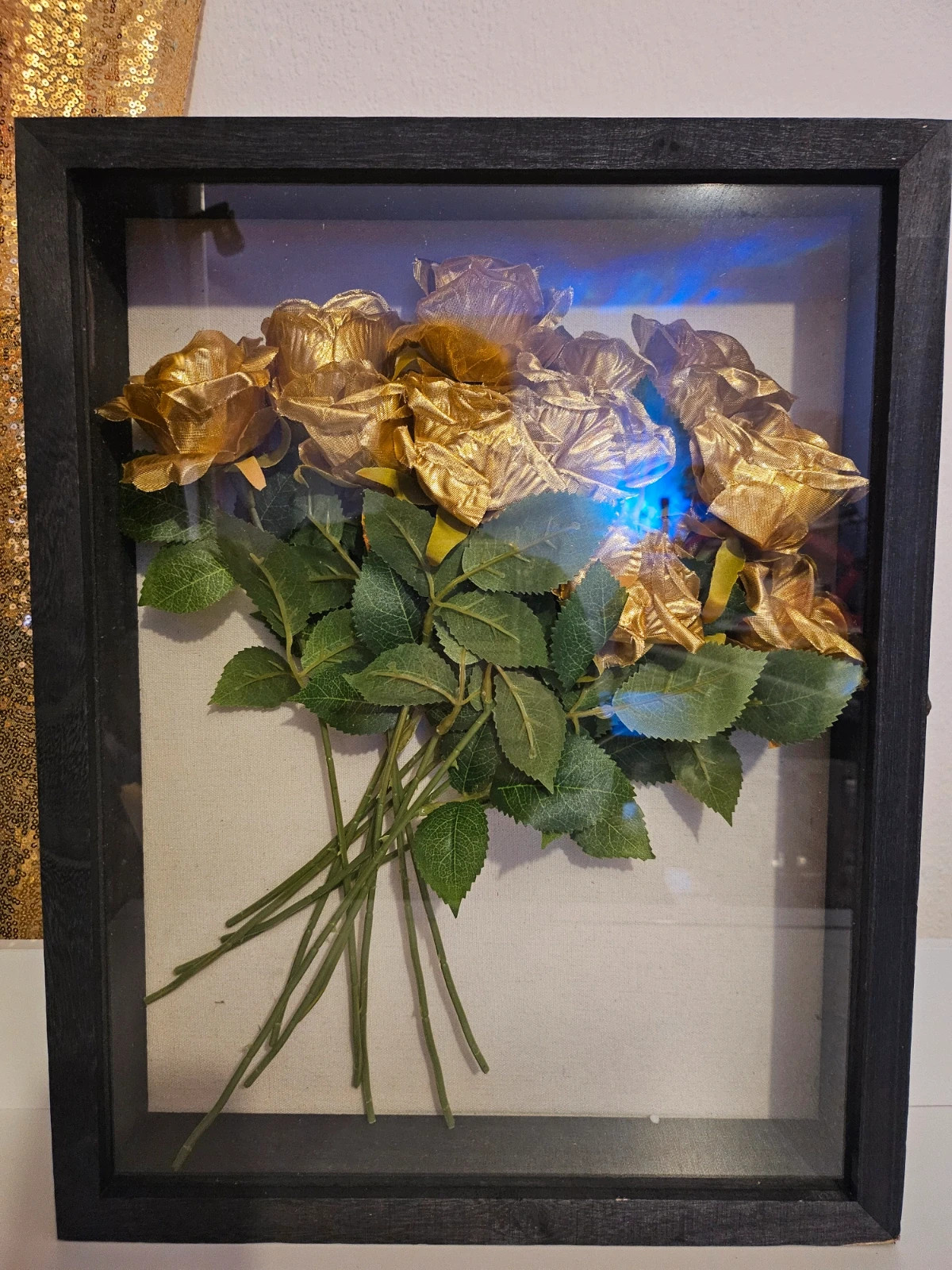 Empty Memory Box 13 x 16 Frame Black wood