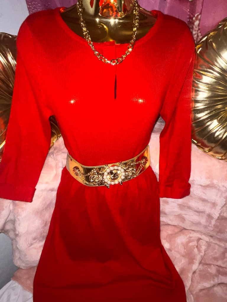 Red dress S