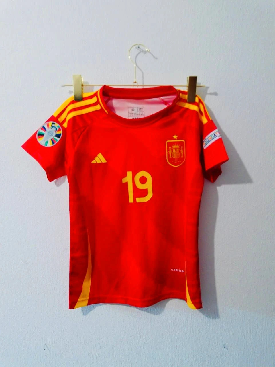 Bnwt Lamine Yamal Spain 2024 Fooball Jersey UK22 7-8yrs RP£74 Collectors Item