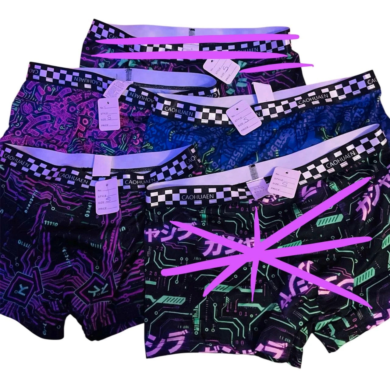 Bnwt Men's 3pc Tight hugging fit S Briefs Elastane Bundle