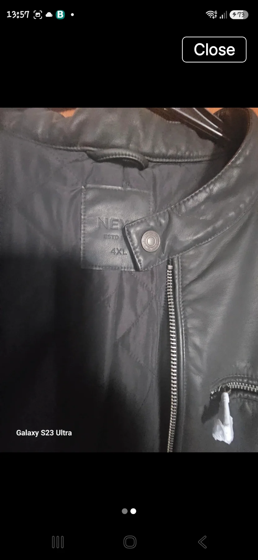 NEXT faux leather jacket