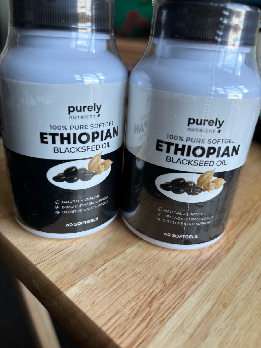 60 Black seed oil capsules x2