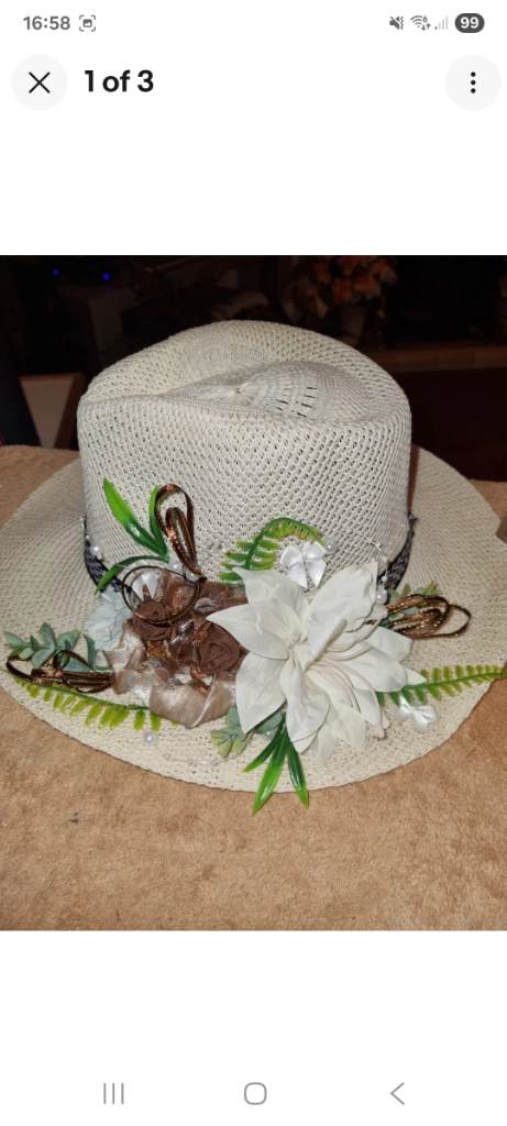 Ladies hats new natural
