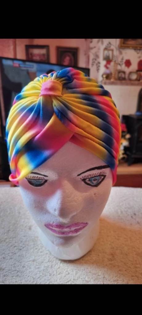 Ladies rainbow hat