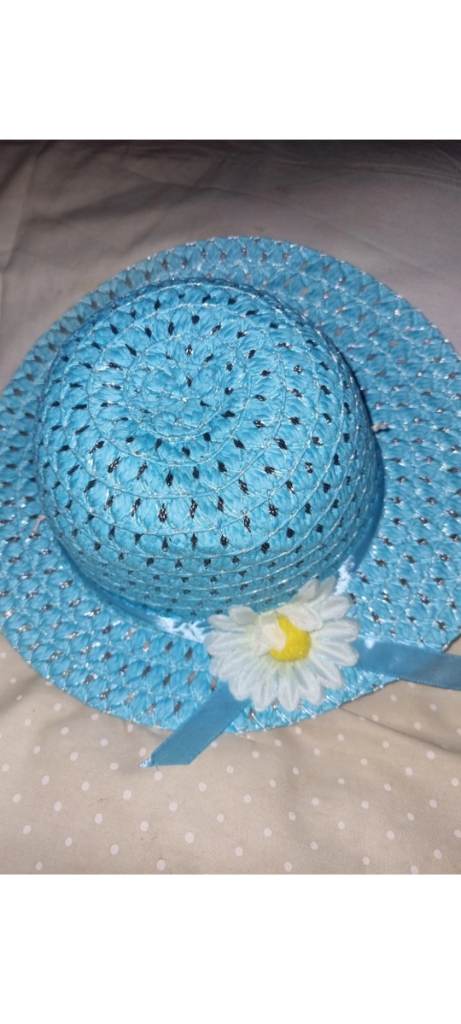 Girls blue summer hats