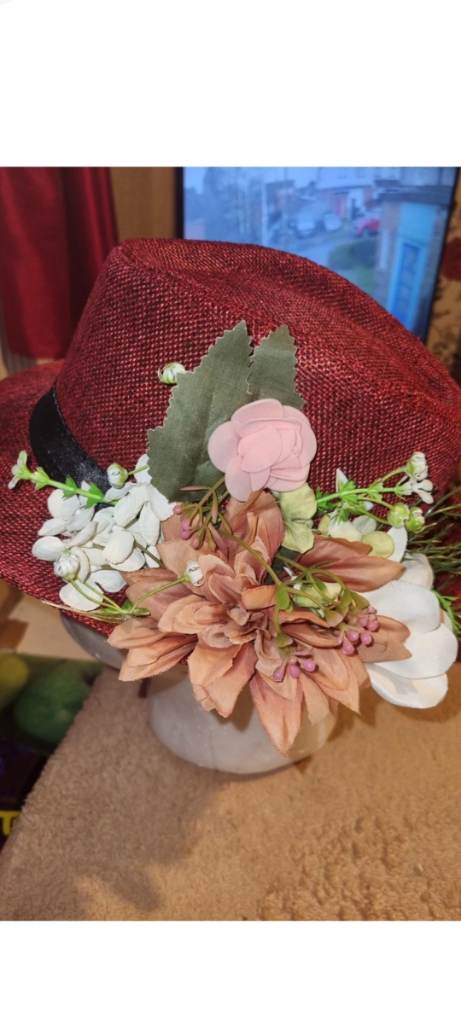 Burgundy hat new ladies