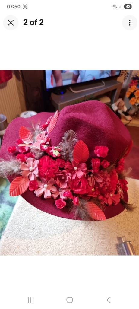 Ladies trilby design hat new