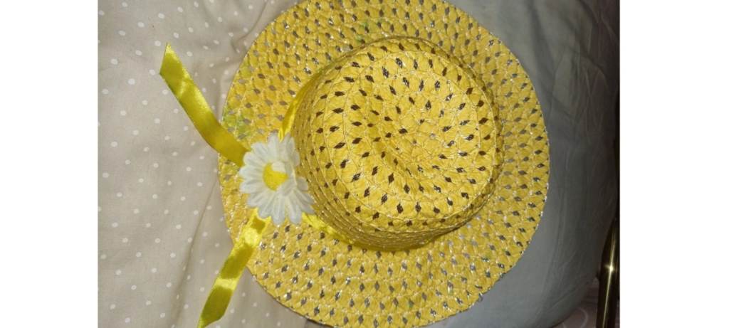 Summer hats new yellow kids