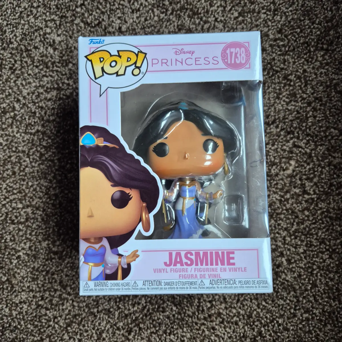Disney Princess Funko Pop Jasmine #1738 Pop Vinyl Figure