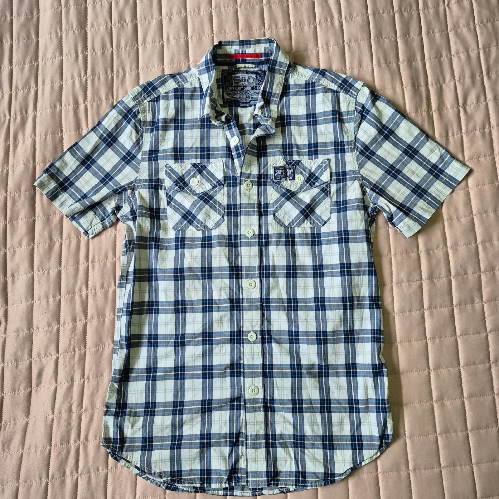 Men's Shirt Bundle Long Sleeve check Size Medium Very Good Condition.