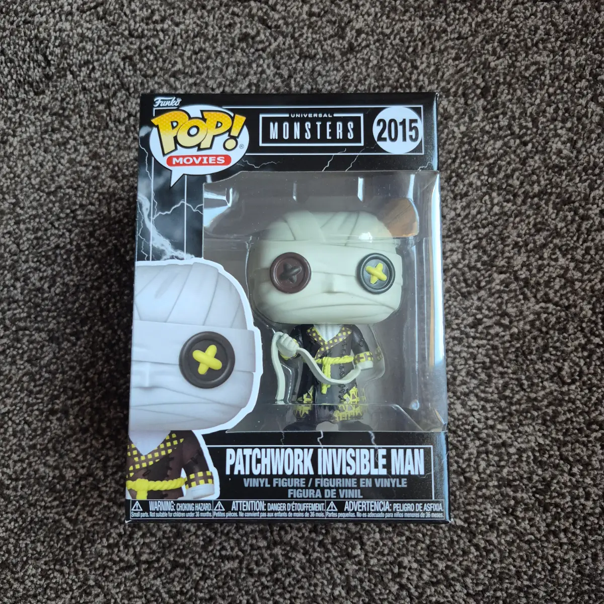 Universal Monsters Funko Pop Patchwork Invisible Man #2015 Pop Movies Vinyl Figure