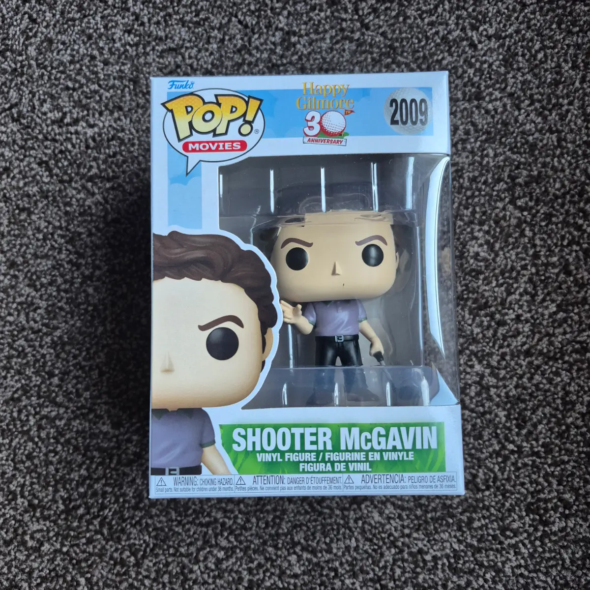 Happy Gilmore Funko Pop 30th Anniversary Shooter McGavin #2009