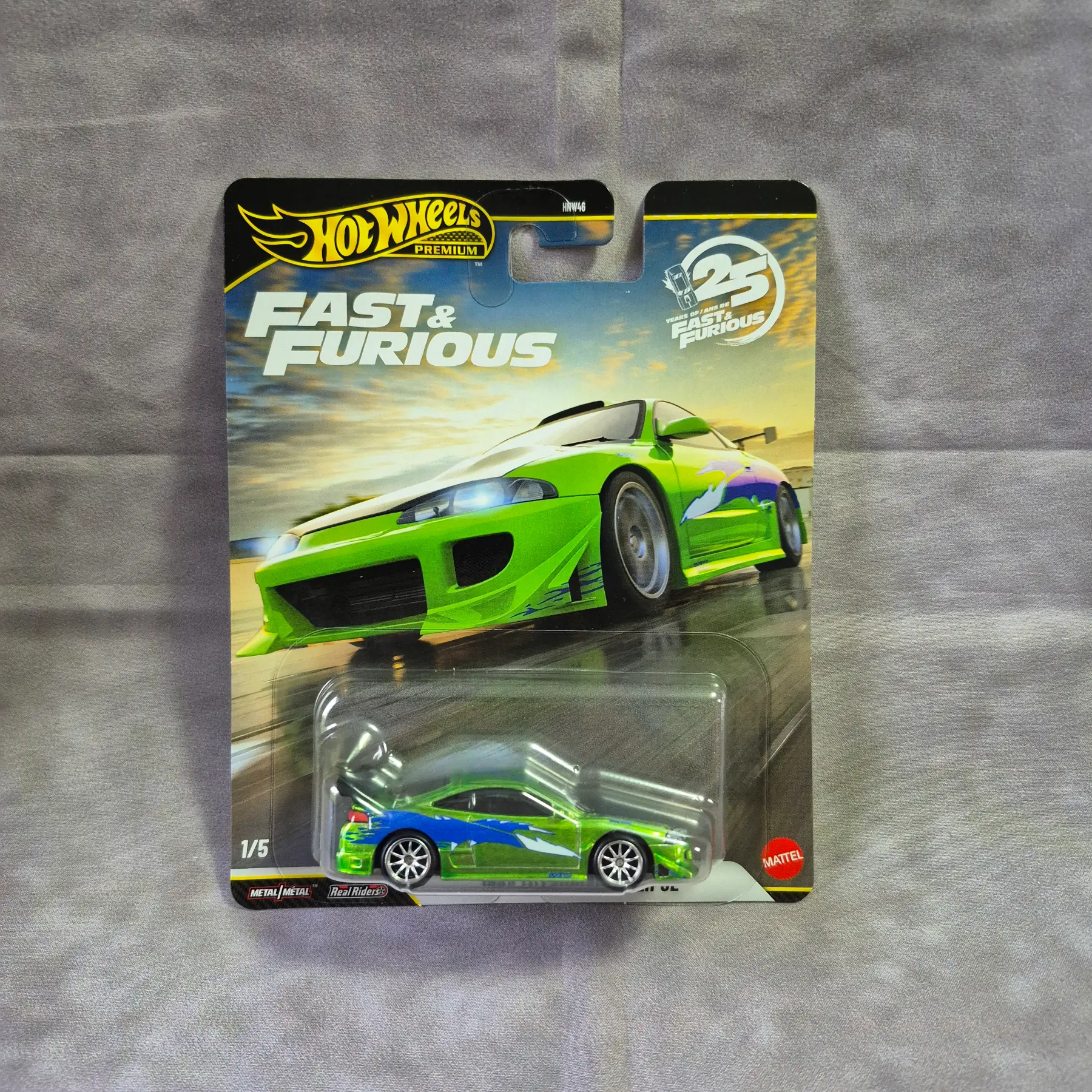 Hot Wheels Premium Fast And Furious 25 Years 1995 Mitsubishi Eclipse