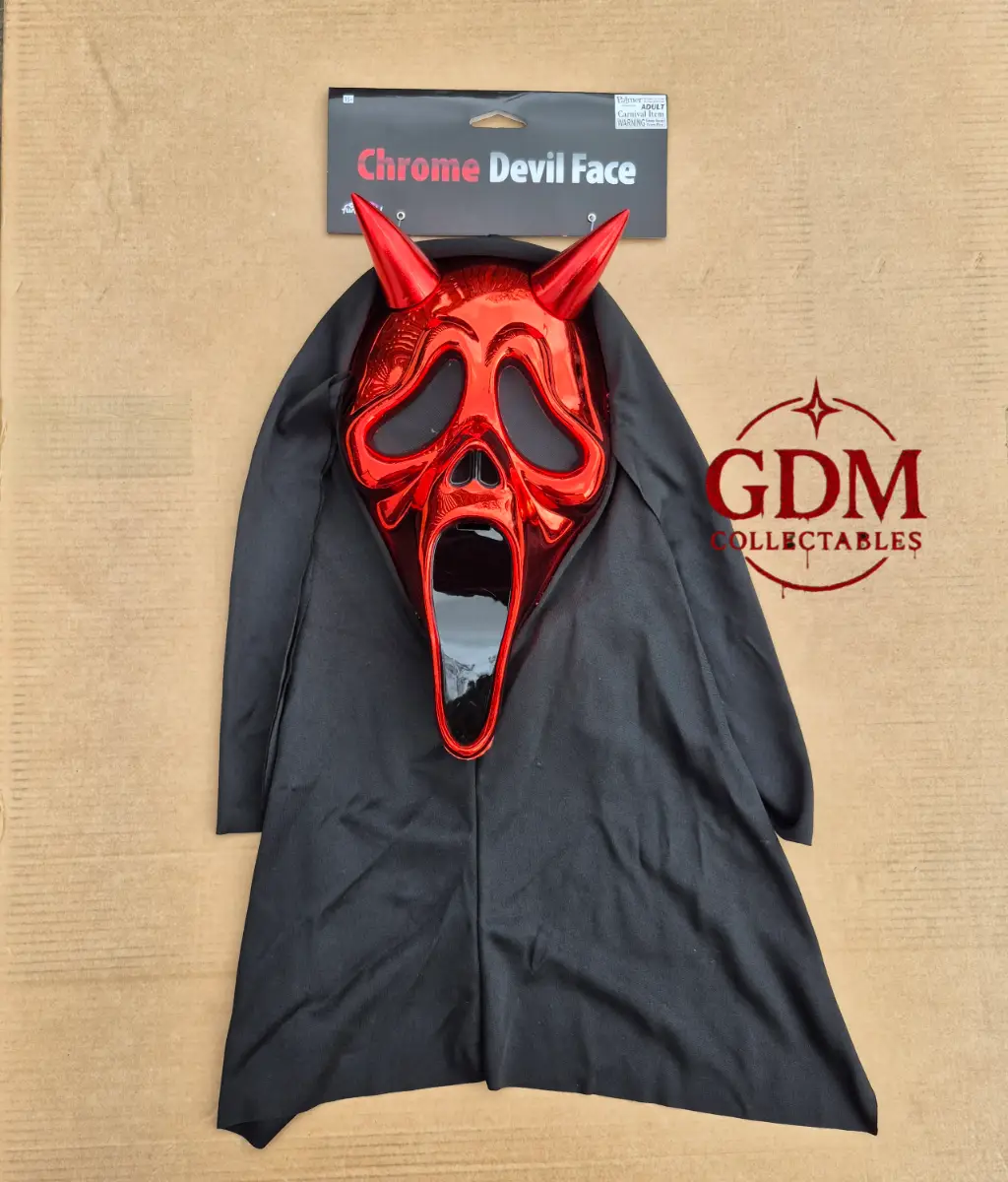 Official Ghost Face Mask Chrome Devil Face - Brand new with tags.