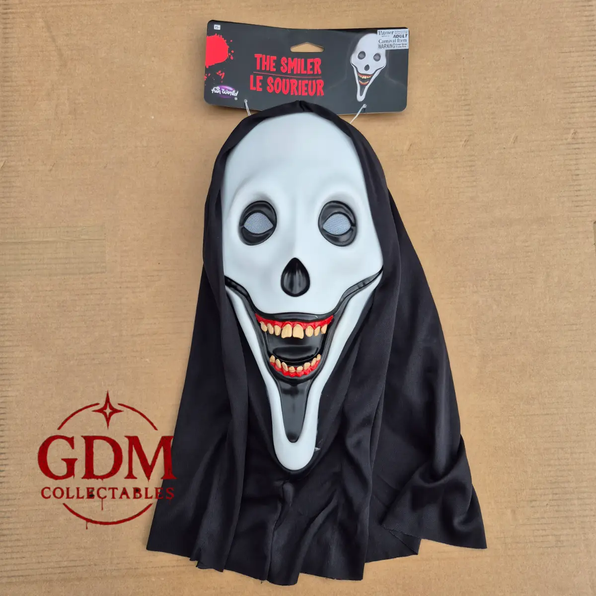Official Fun World The Smiler Mask - Brand new with tags.
