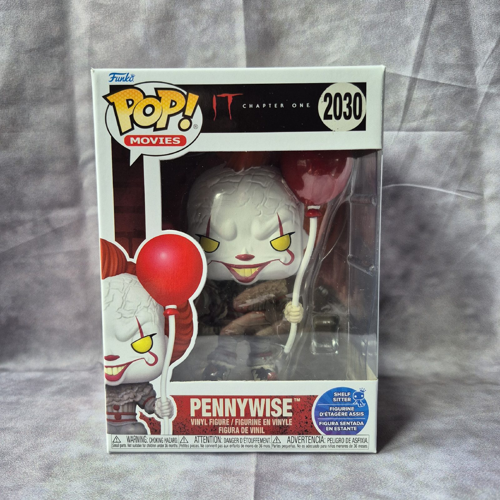 Funko Pop Pennywise Shelf Sitter #2030 Pop Movies Vinyl Figure