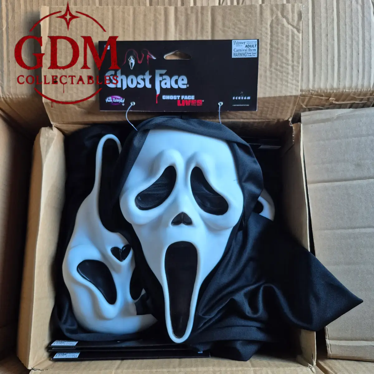 Official Ghost Face Scream Mask by Fun - Classic White Mask brand new with tags.