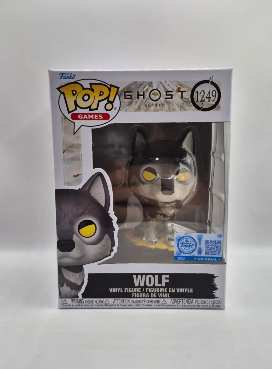 Ghost of Yotei Funko Pop Wolf #1249 Pop Games Vinyl Figure