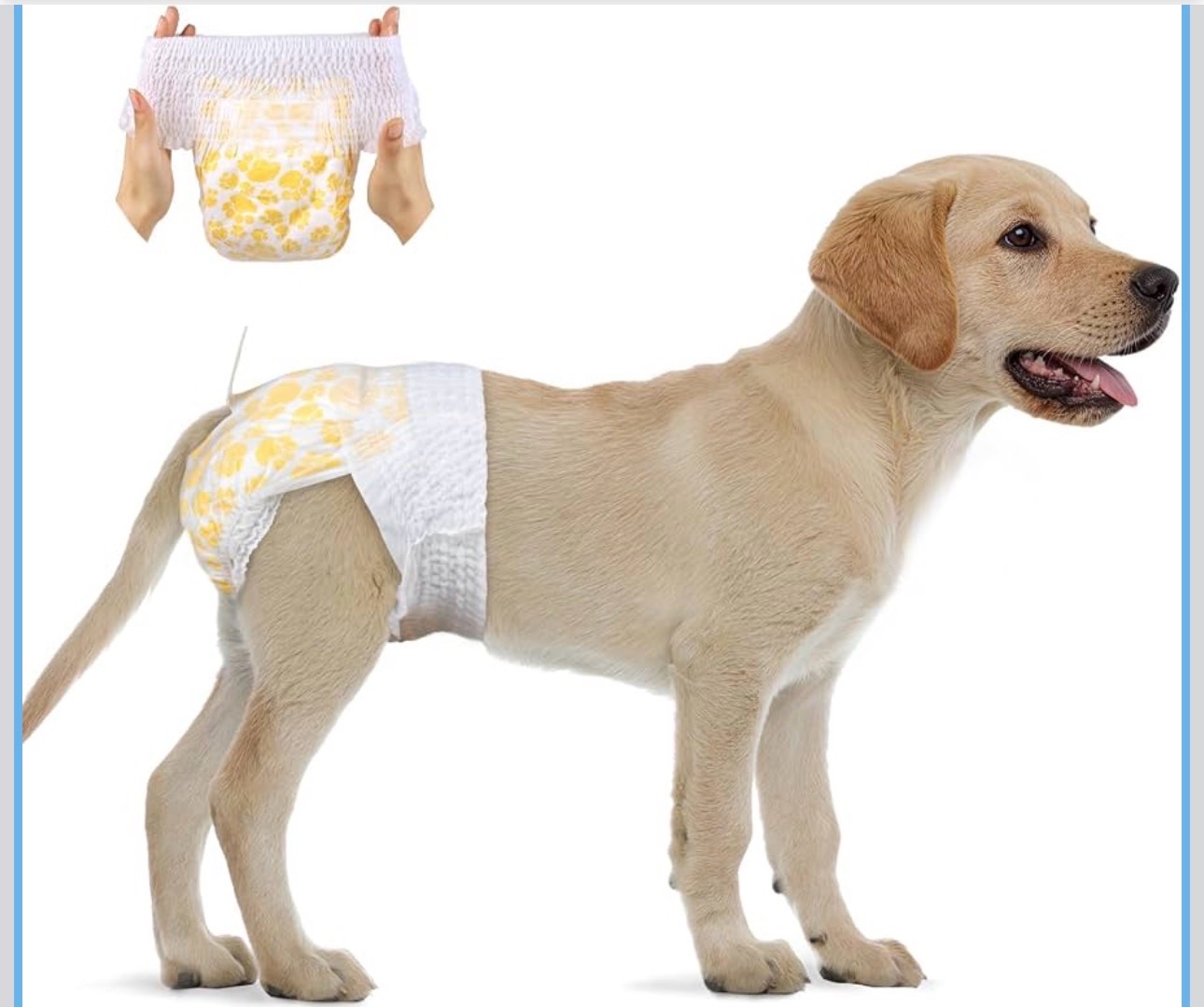 15 disposable dog nappies medium pull on diapers 30-50cm waist