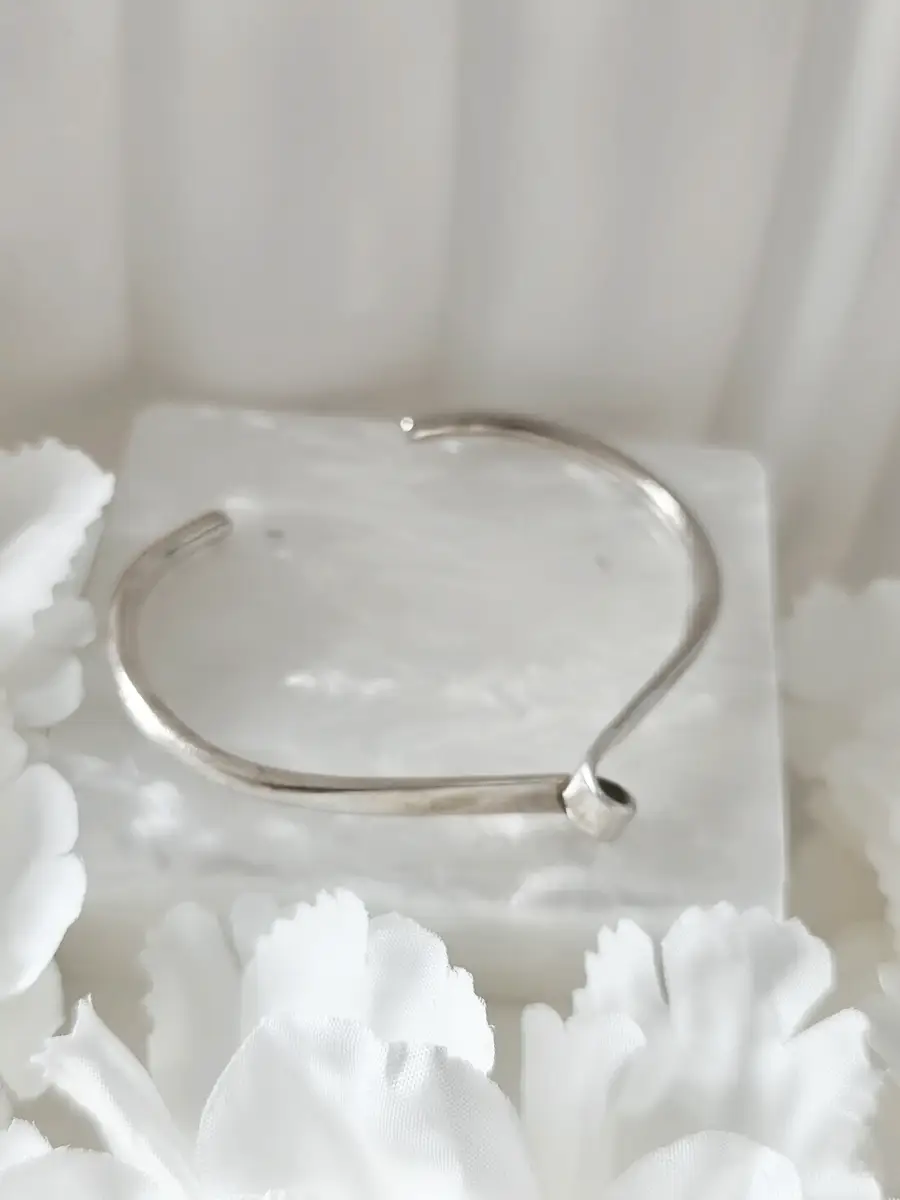 Vintage Silver 925 hallmarked QVC legacy torque bangle cuff