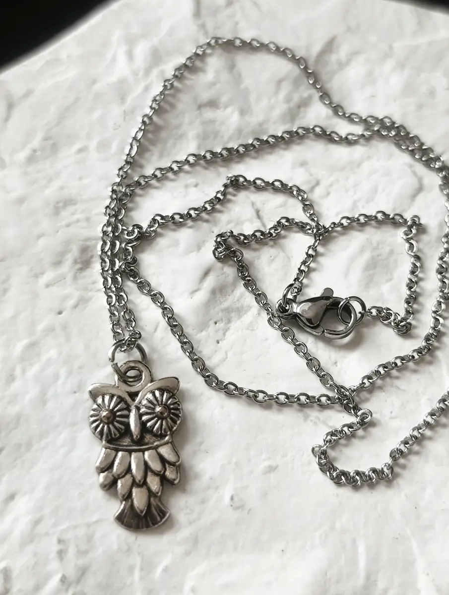 Owl pendant & chain