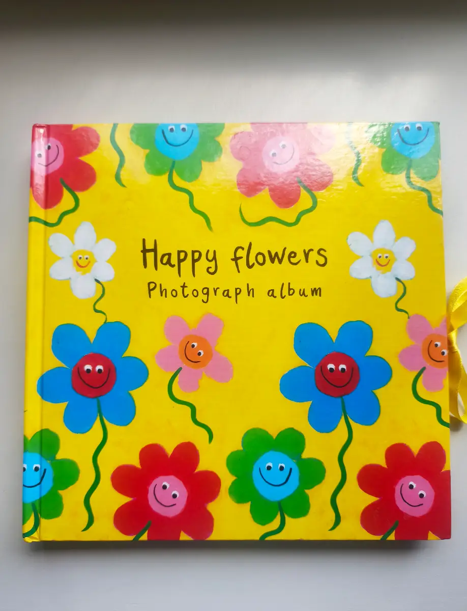 Happy Flowers hardback photo album