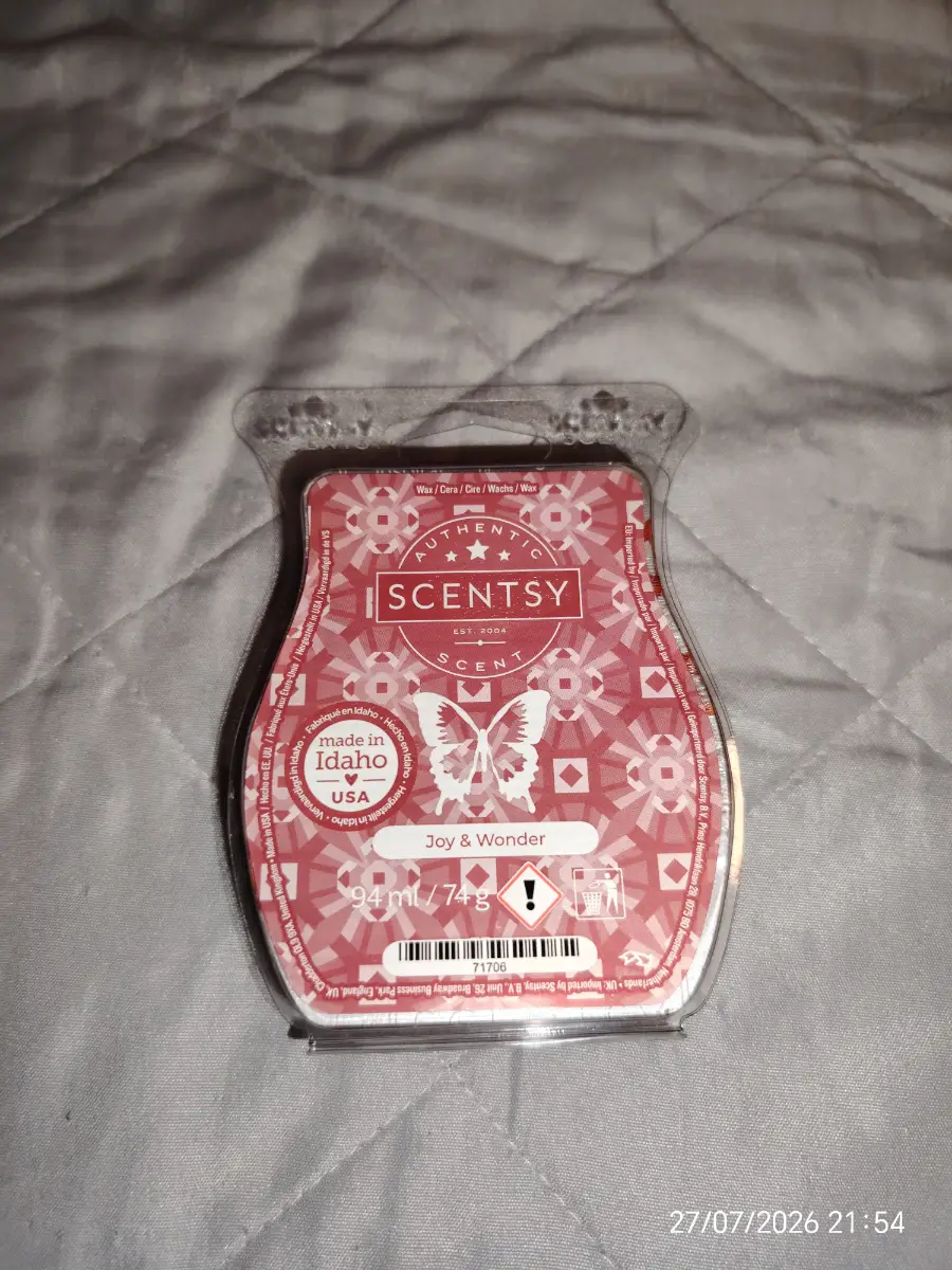 Joy & Wonder Scentsy Wax Bar - Used