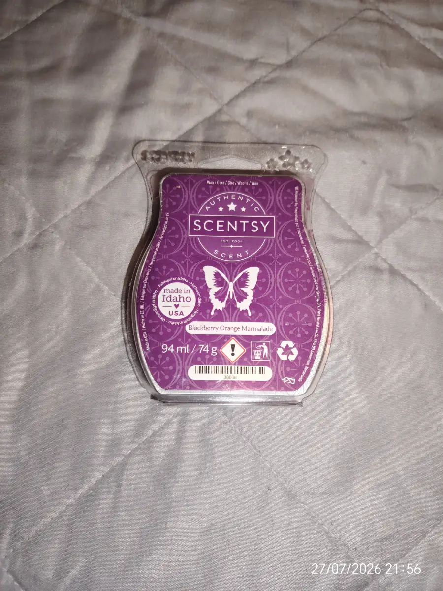 Blackberry Orange Marmalade Scentsy Wax Bar - New