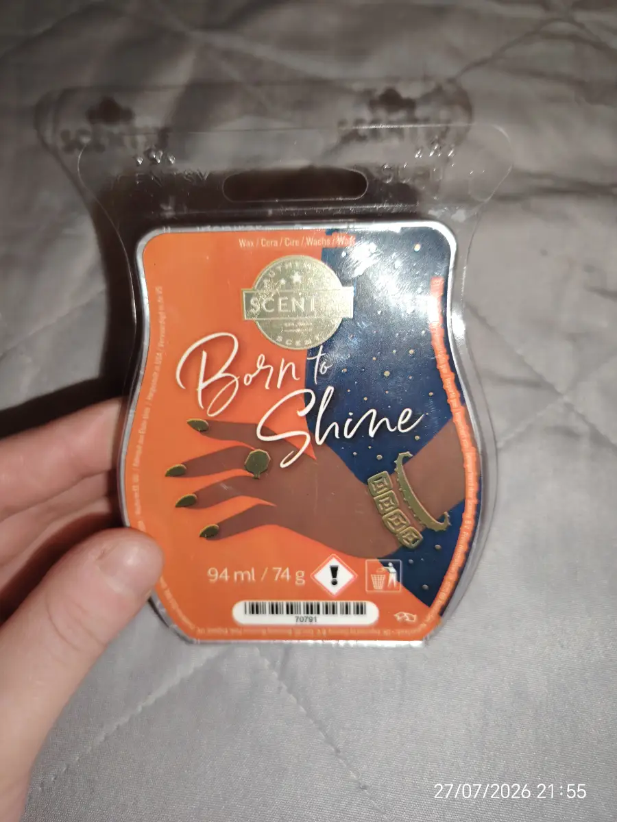 Born To Shine Scentsy Wax Bar - New