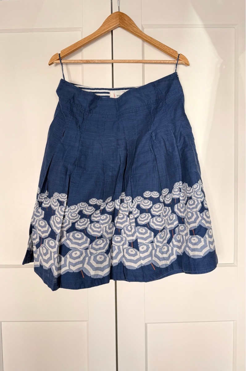 Seasalt Cornwall women’s cotton knee length skirt size 12