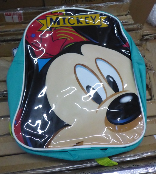 Disney Mickey Mouse Junior Backpack School Holiday Bag Green Blue