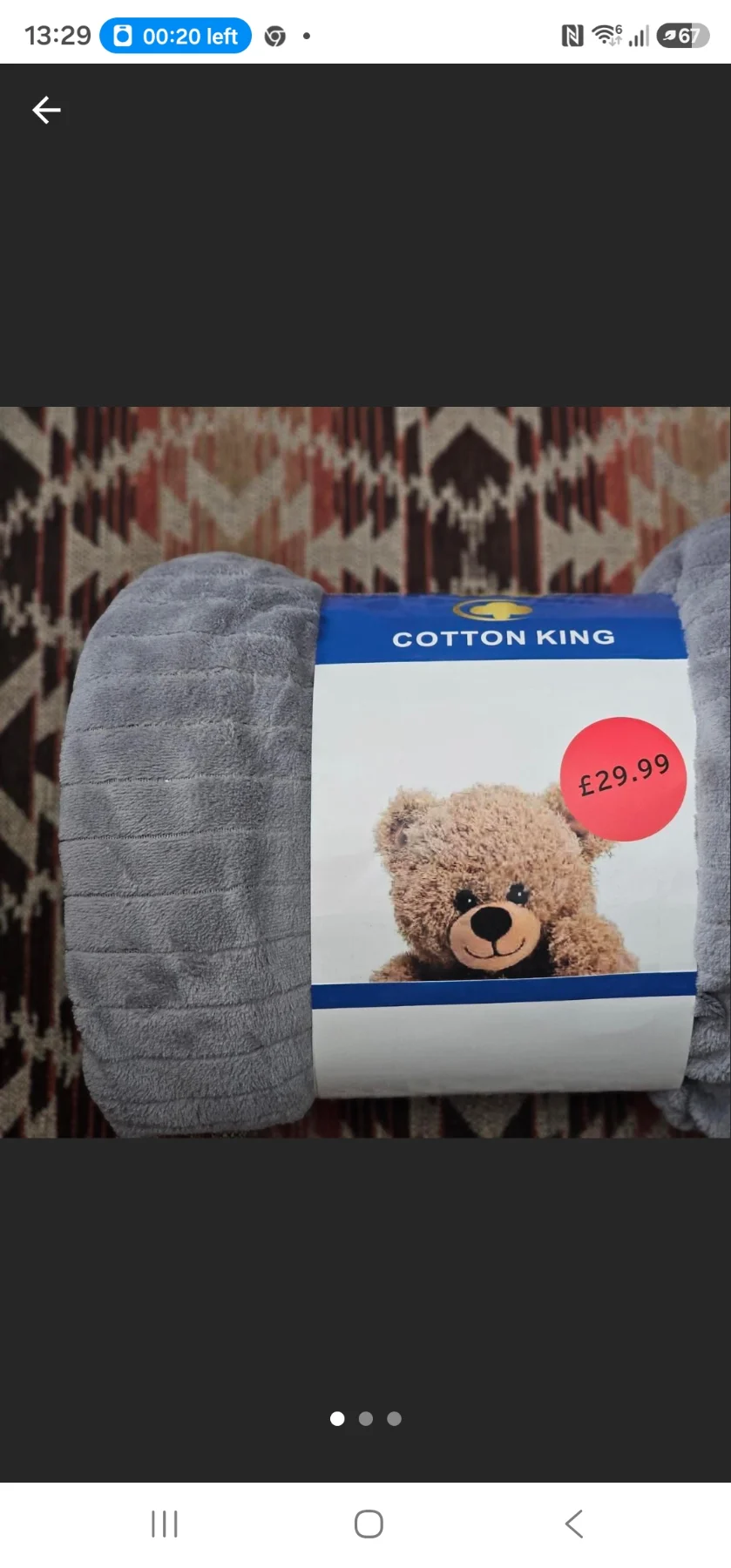 Teddy blanket