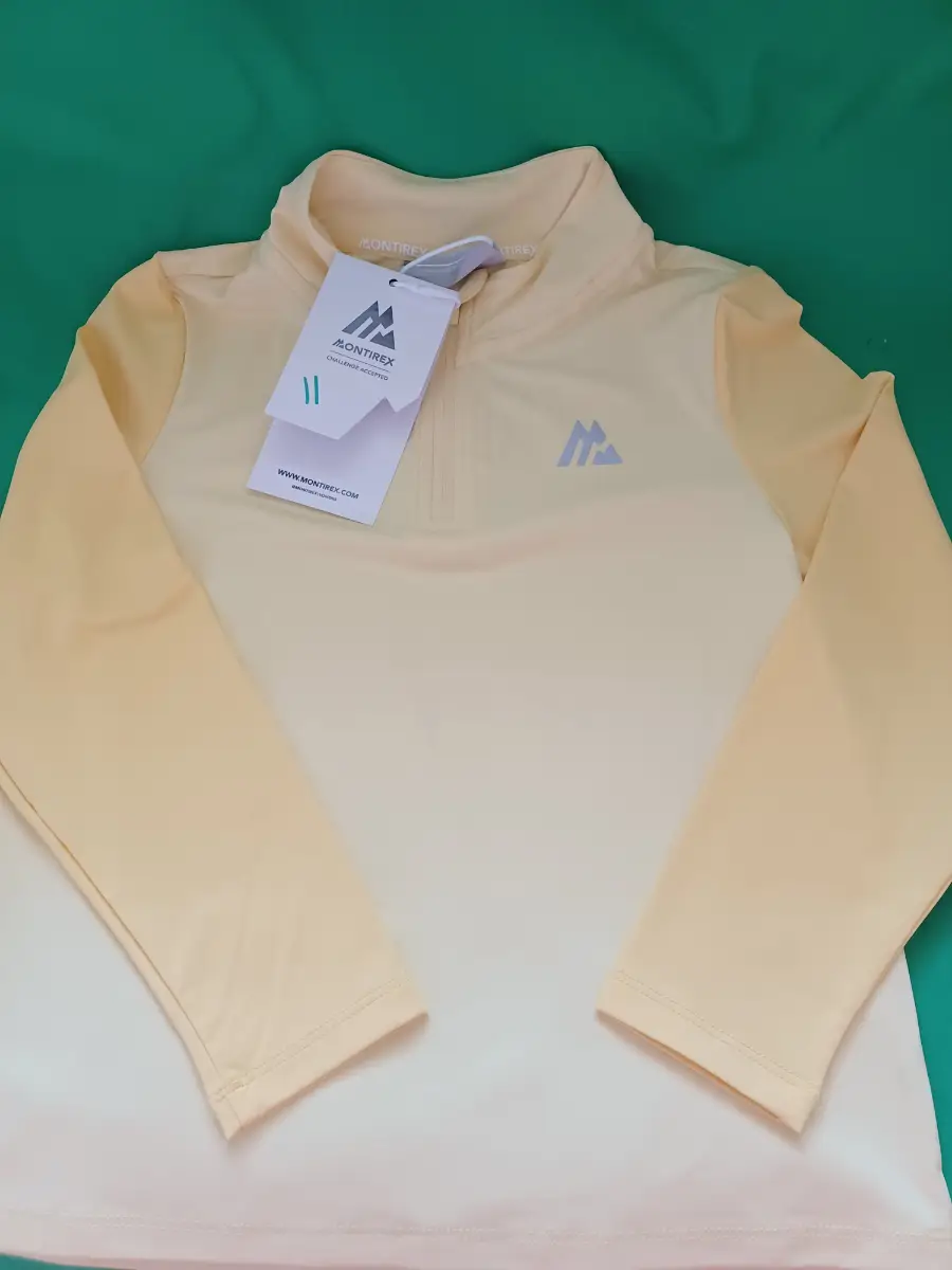 Montirex Girls Bounce 1/4 Zip. Age 5-6.