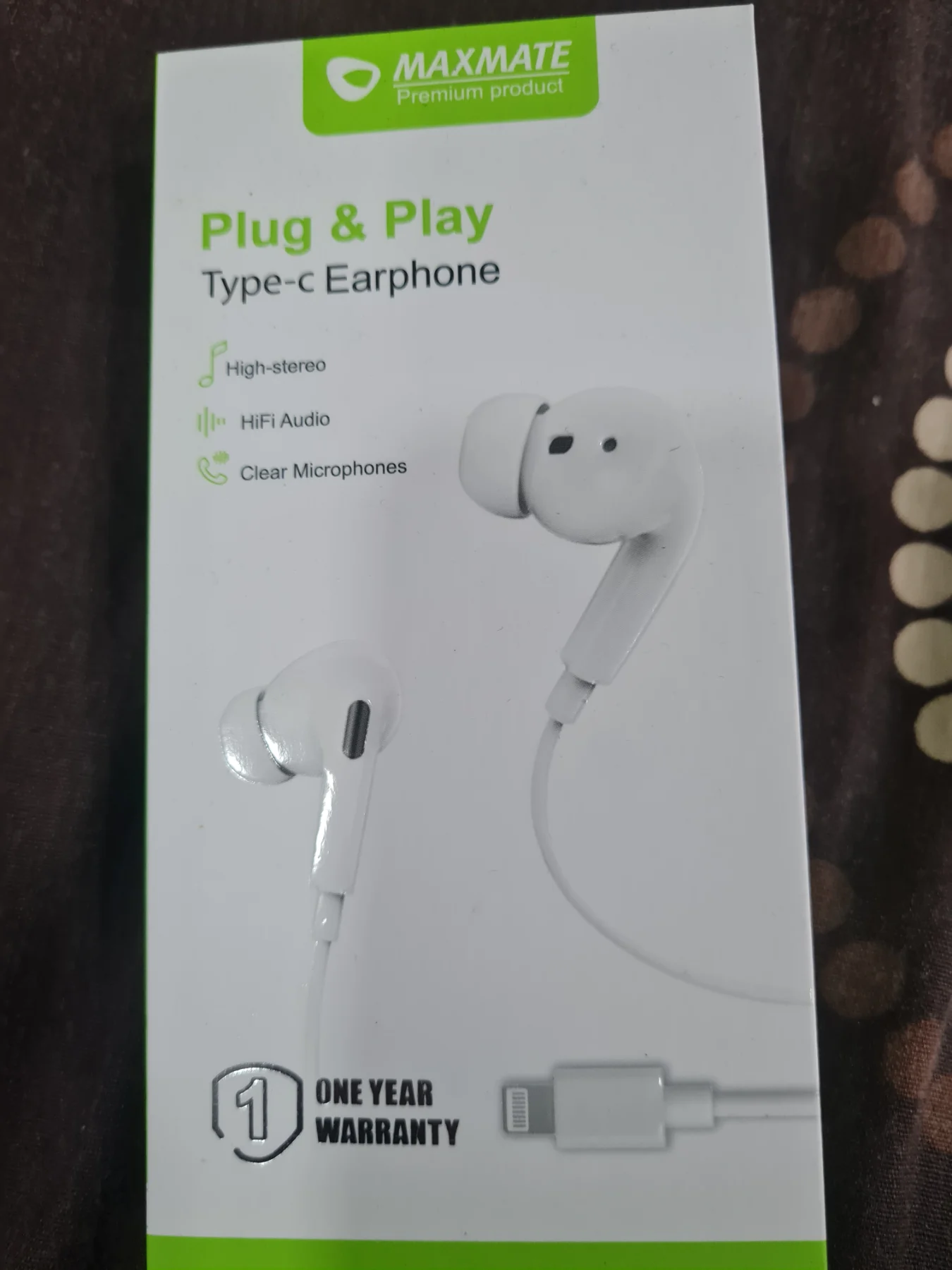 Lightning earphones