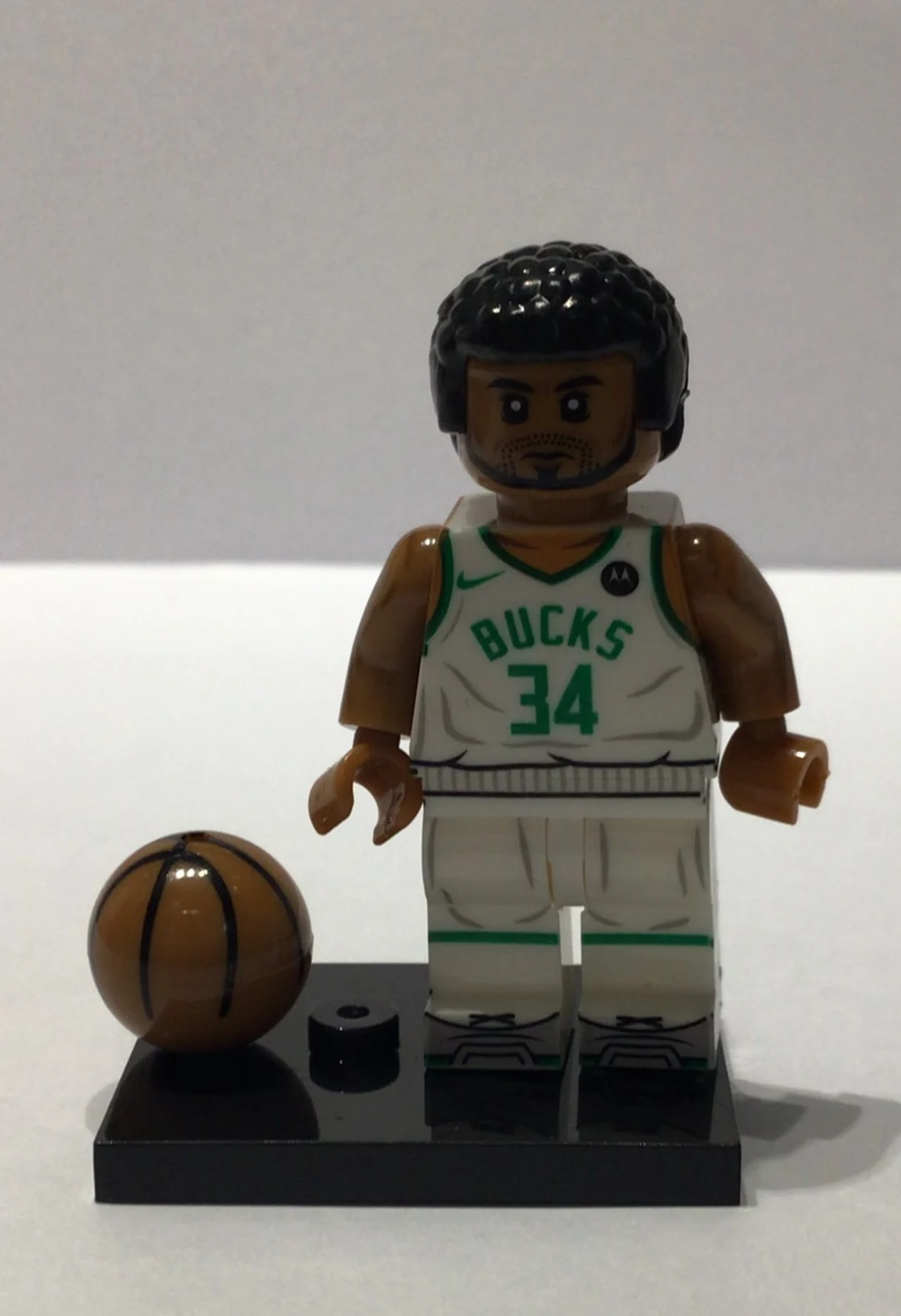 Custom Minifigure NBA Basketball Milwaukee Bucks Antetokounmpo