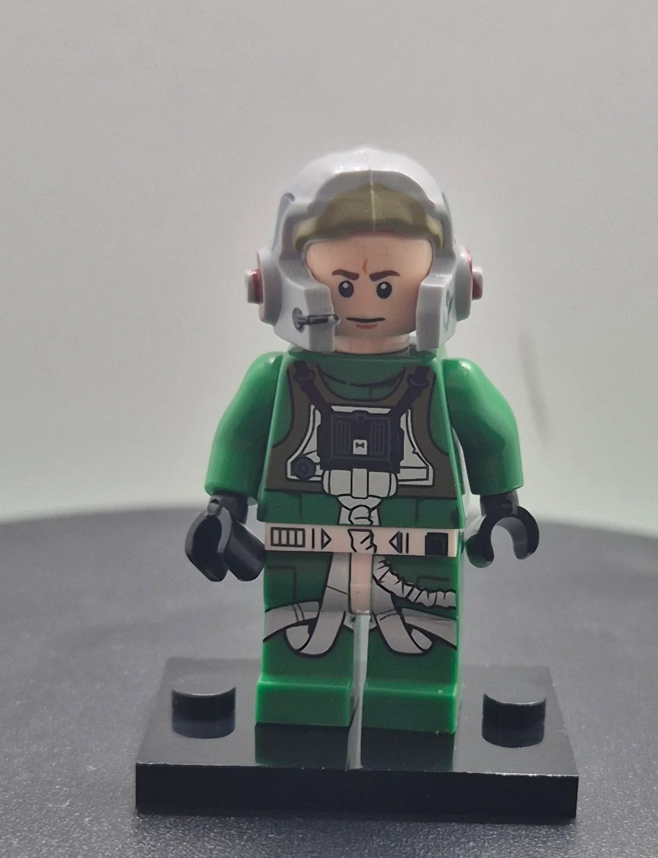 Custom Minifigure Science Fiction Film Star Wars A-Wing Rebel Pilot