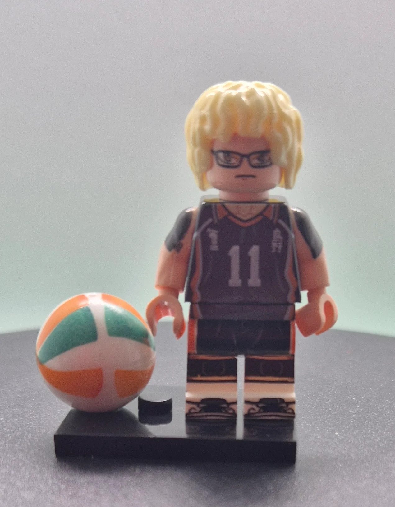 Custom Minifigure Anime Haikyu! Kei Tsukishima