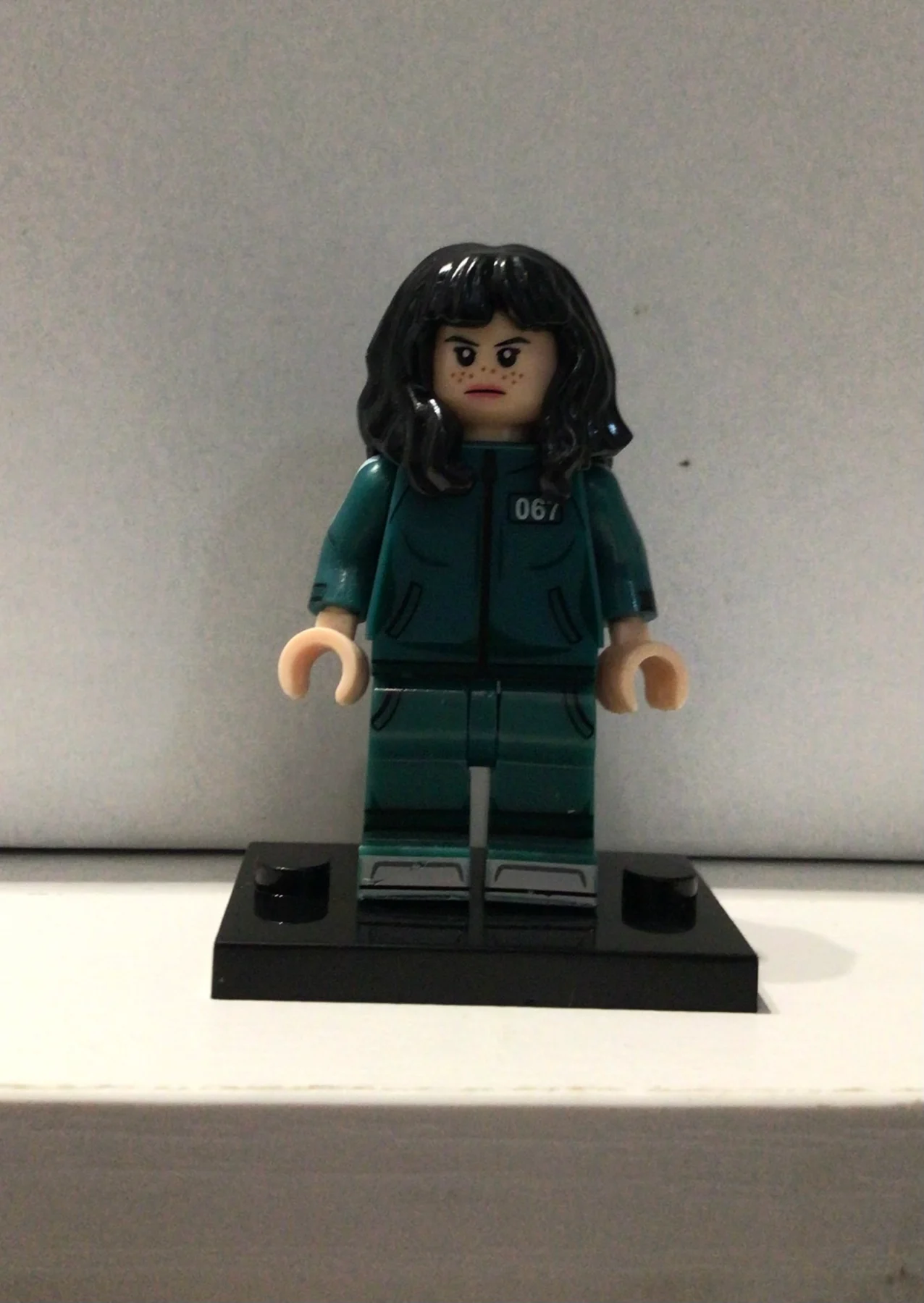 Custom Minifigure TV Thriller Squid Game Kang Sae-byeok