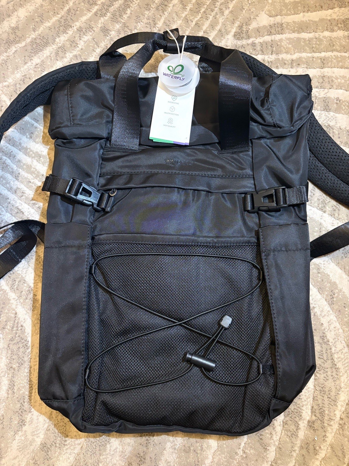 Black Waterfly Backpack - New with Tags