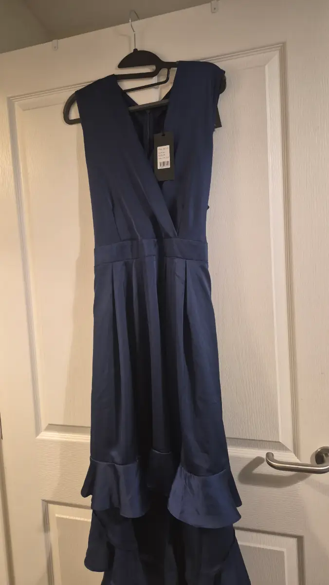 Navy blue midi dress size 18