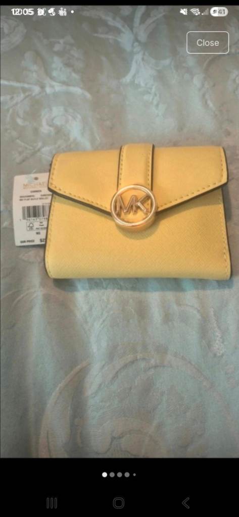 Yellow Michael Kors purse