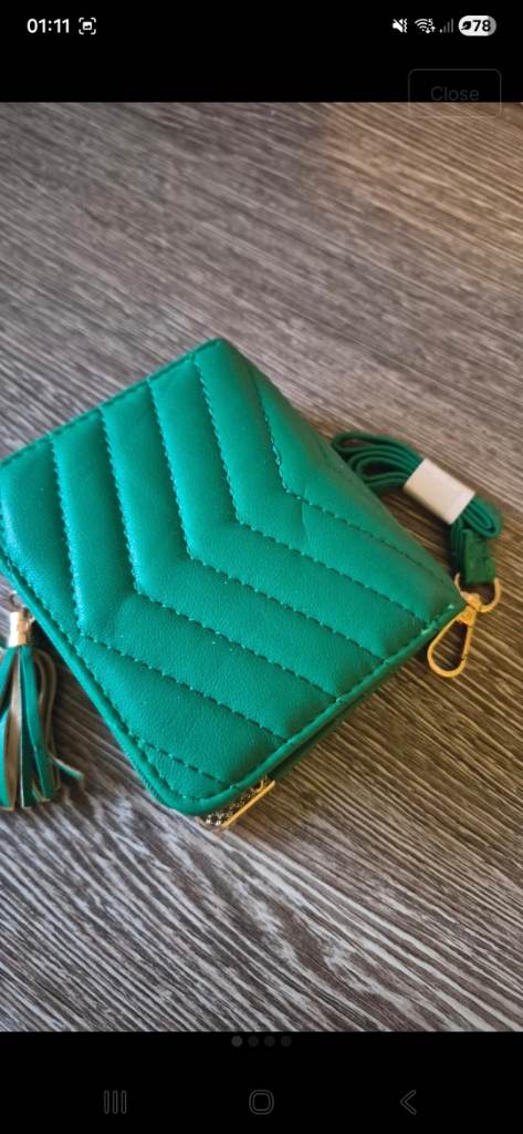 Green purse