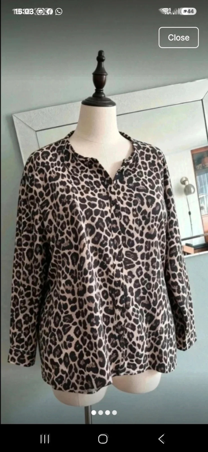 Size 10 leopard print shirt